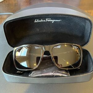 Salvatore Ferragamo Elegant Black Sunglasses